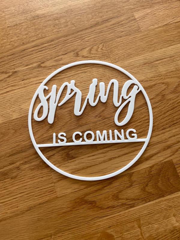 Spring Is Coming 17,8 cm / Window decoration