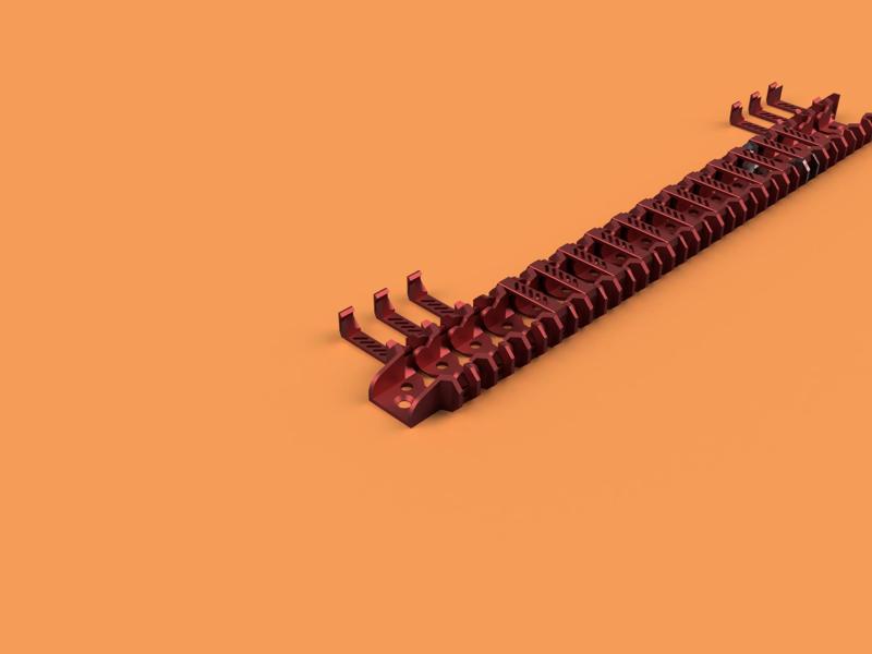 [OECC1] 12.5x7.5mm Cablechain System Print-inPlace