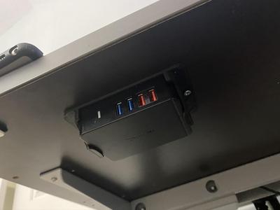 Flat Under-Desk Mount for Sabrent USB Hub