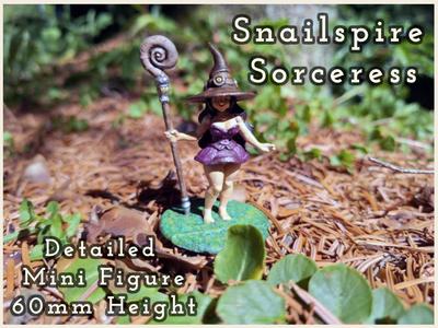 Snailspire Sorceress - Detailed 60mm Mini Figure