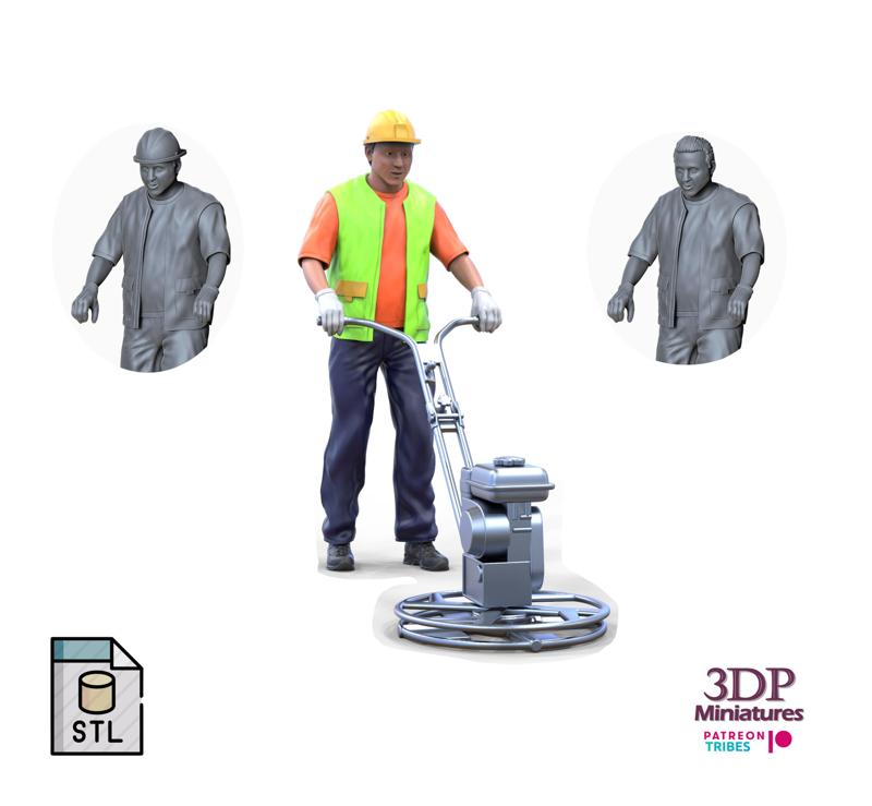 N12 Construction worker troweling tool