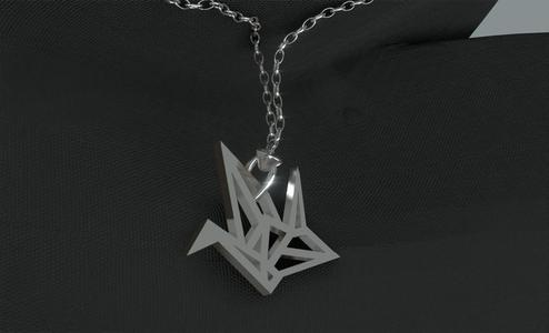 Origami necklace
