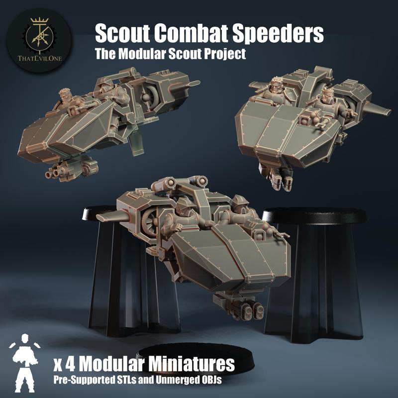 Modular Scout Speeders - Presupported
