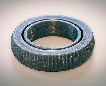 Ratchet Fidget Ring Print-in-place (Clicking!)
