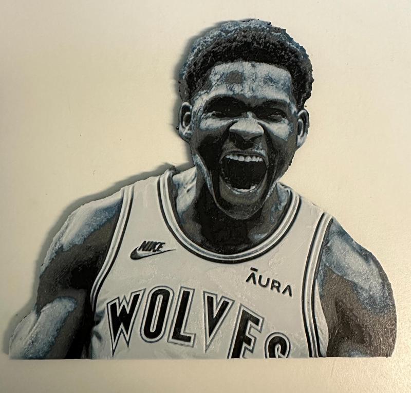 HueForge Anthony Edwards