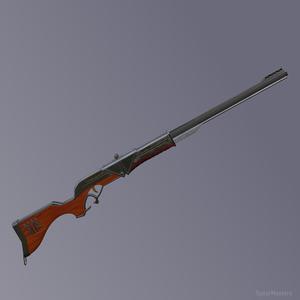 caitlyn rifle - arcane model for 3d print and cosplay