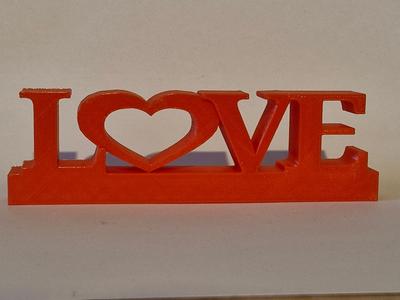 Love Decorative Sign