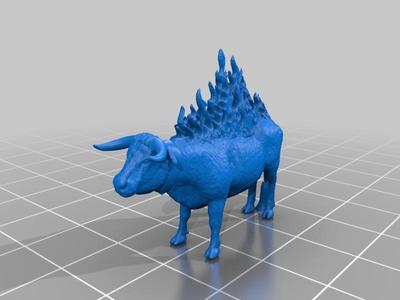 Burning Cow