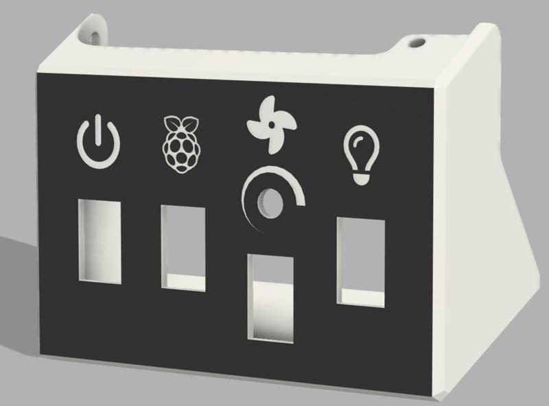 Lack switch box 4x with poti