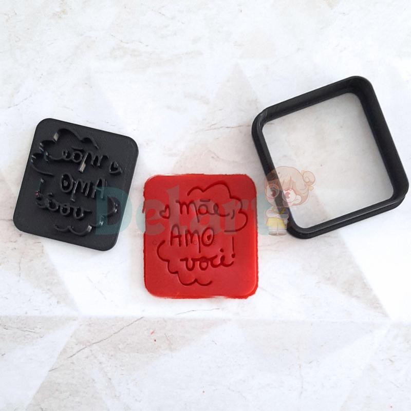 Mom I Love You Cookie Cutter - Mother's Day