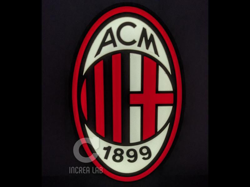 AC Milan Lightbox LED Lamp