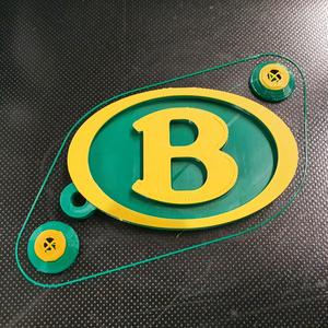 Keychain with SNCB logo