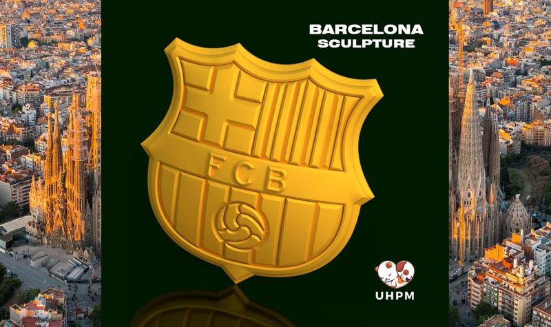 Barcelona FC" shield
