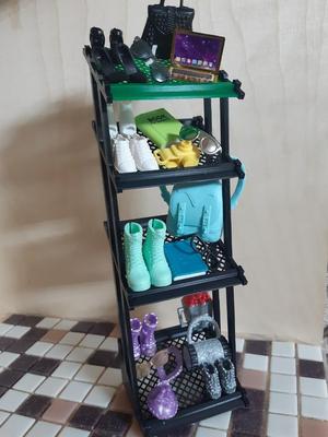 shelf for barbie dollhouse