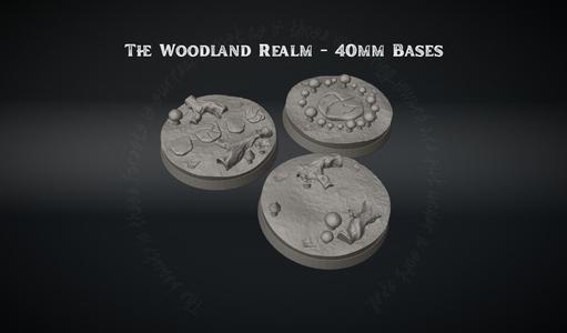 The Woodland Realm - 40mm Bases
