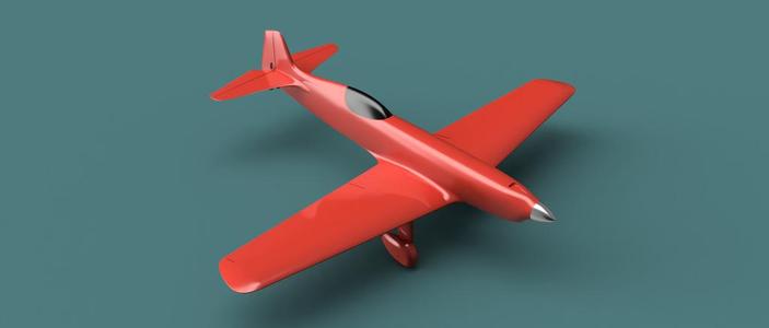 Retro RC Race Plane