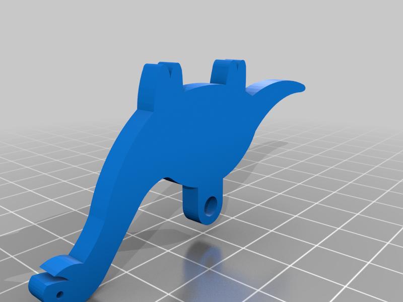Brontosaurus Keychain