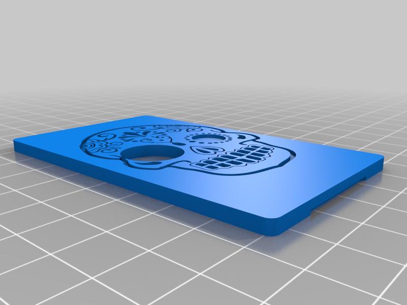 billet box sugar skull panle 