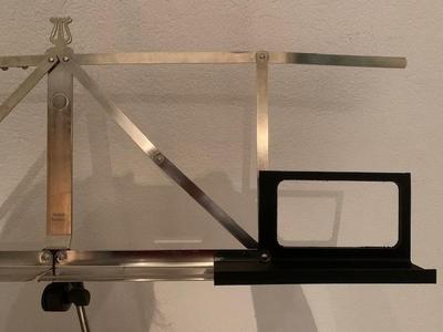 Music stand extension