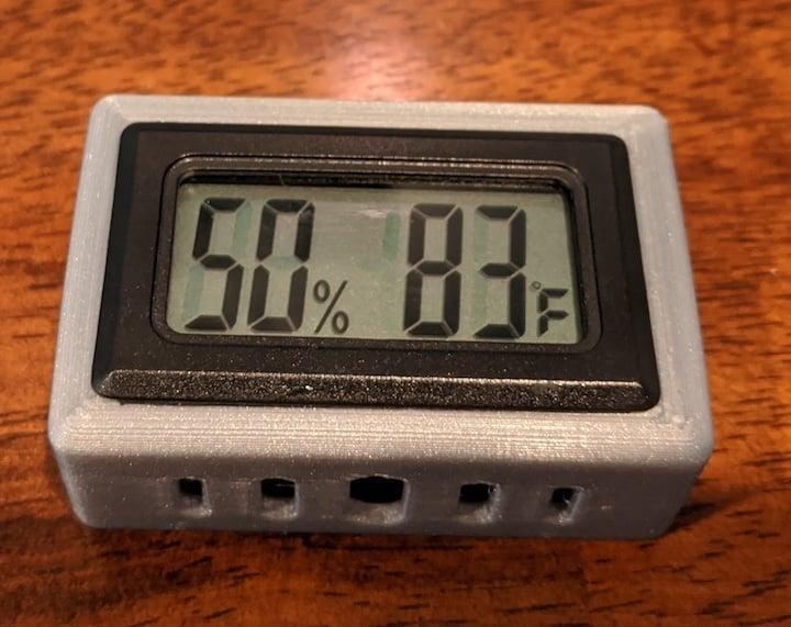 Temperature gauge enclosure