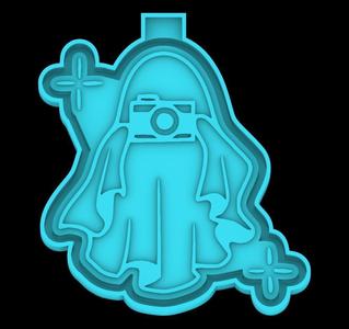 Ghost Photographer - freshie mold - STL for silicone mold