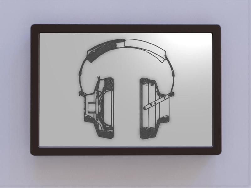 Headphones Patent Art