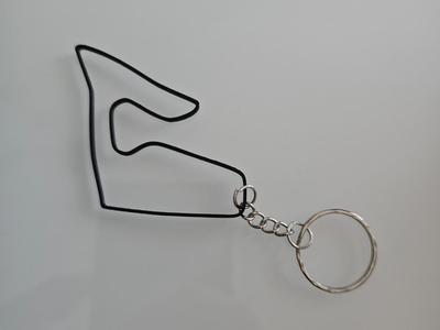 Formula 1 Red Bull Ring Minimalist Keychain