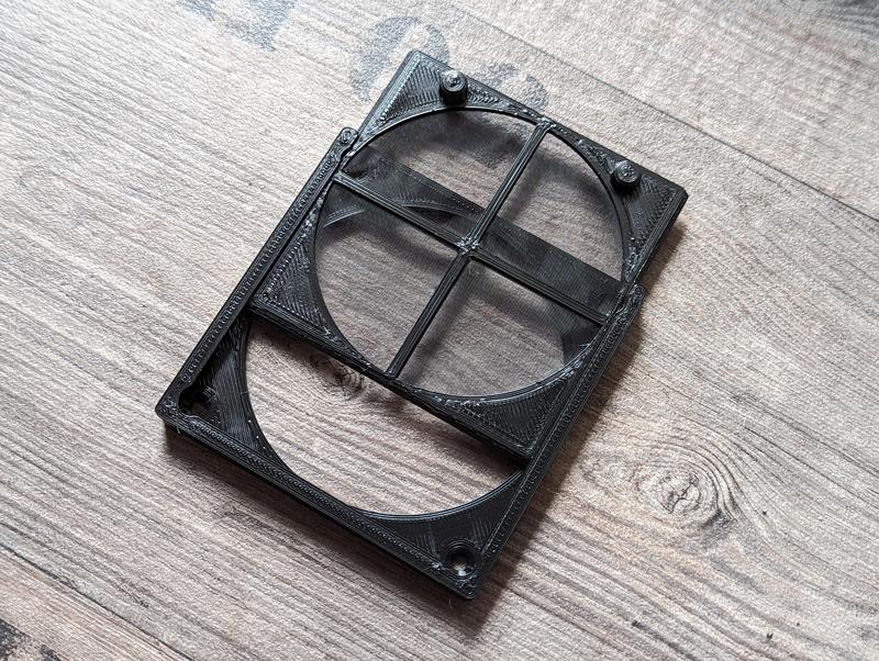 easy removable and easy to clean filter for 92mm fan