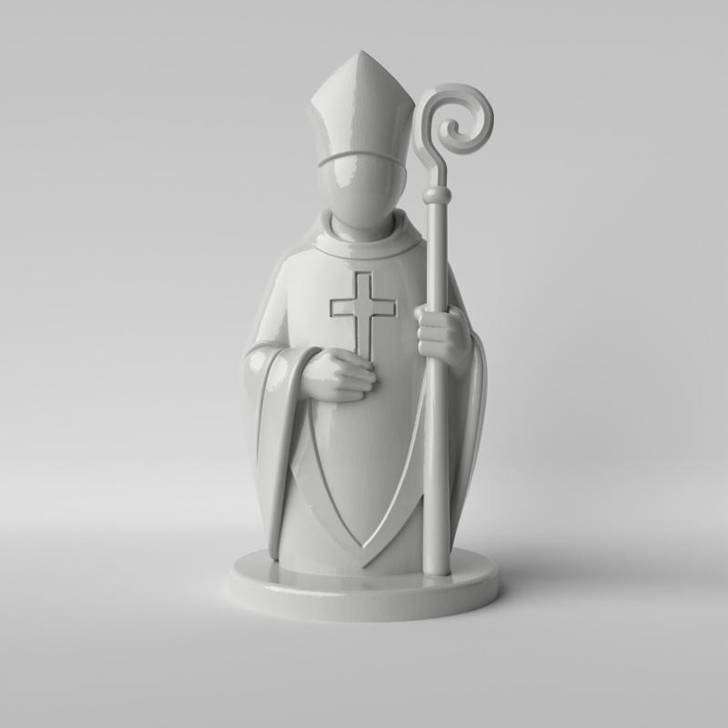 Catholic Bishop – Catholic Pope – Religious Sculpture