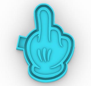micky mouse finger fuck - freshie mold - STL for silicone mold