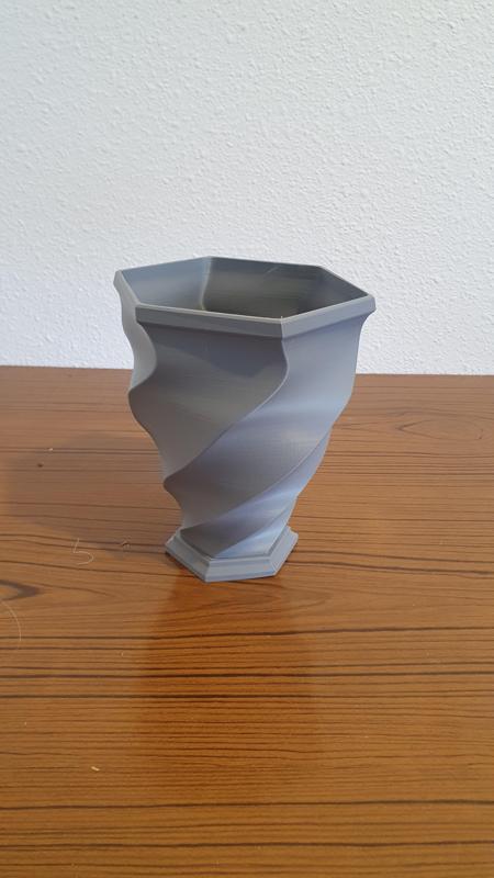 spiral design table trash can