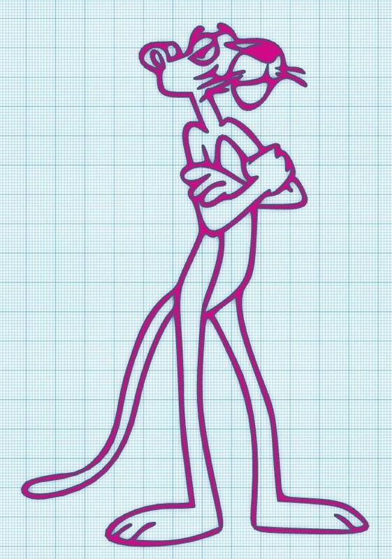 Pink Panther - wall art