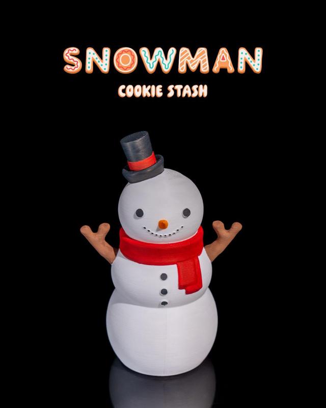 Snowman Cookie Stash