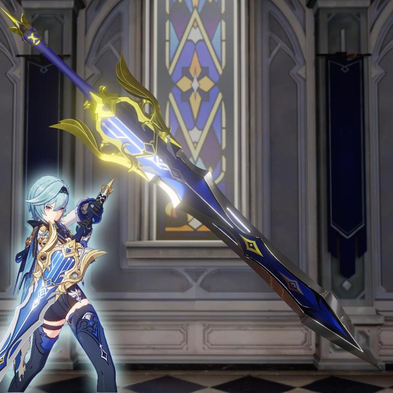 Eula Claymore/Greatsword for Cosplay, Song of Broken Pines - Genshin Impact