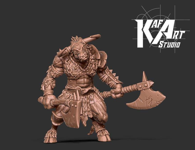 Chaos minotaur - 55 mm