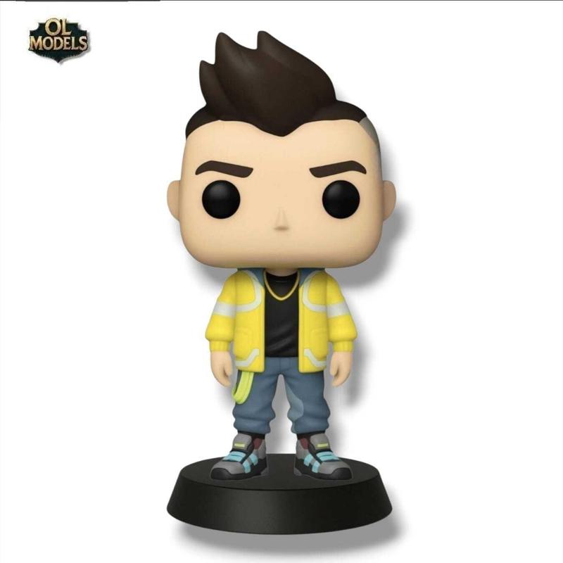 David Martinez Chibi Figure Cyberpunk 3D Model
