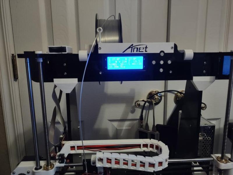 Filament Guide with Logo for Anet A8