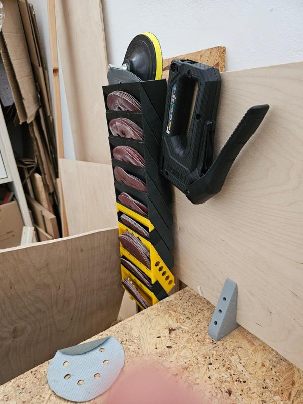 125mm sandpaper modular rack