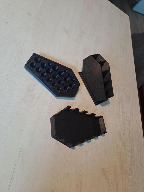 Coffin Holder, Make up, Gothic, Pen Holder