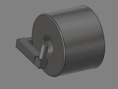 Small paper towel holder for fast swich