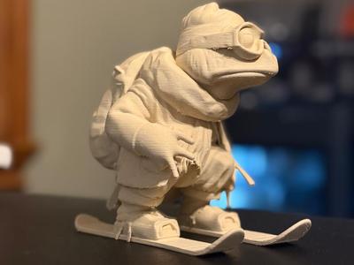Slippy Shreds – The Skier Bullfrog