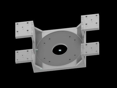 Bosch POF 400 A Bracket 3D Printed