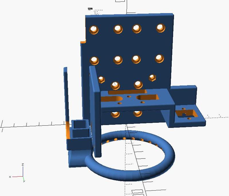 E3D Chimera+ mount for Anet A8