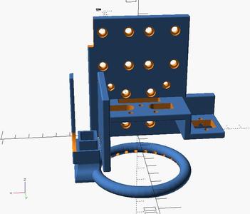 E3D Chimera+ mount for Anet A8