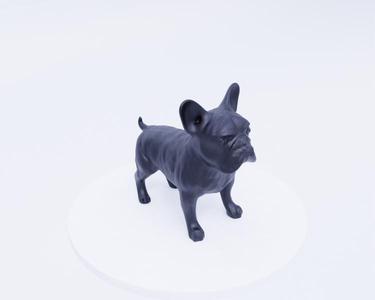 Simple Bulldog Puppy Sculpture 