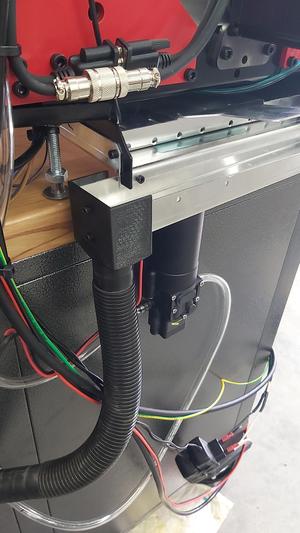 Coolant drain hose adapter for Shariff DMC2 CNC