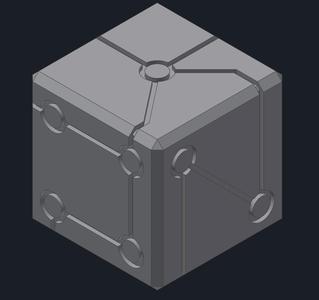 Connected Face D6