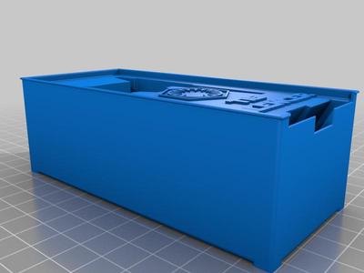 Tie Silencer holder (X-Wing Miniatures) for Stanley organizer