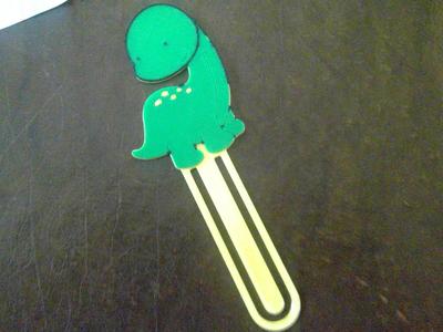 Dinosaur bookmark