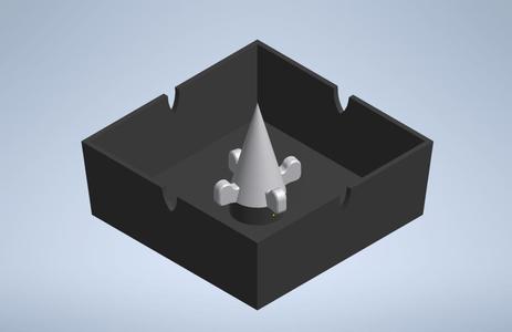 Twist Ashtray with Debowler